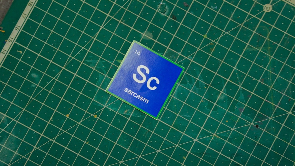 Sarcasm Element (Sc) Chemistry Sticker