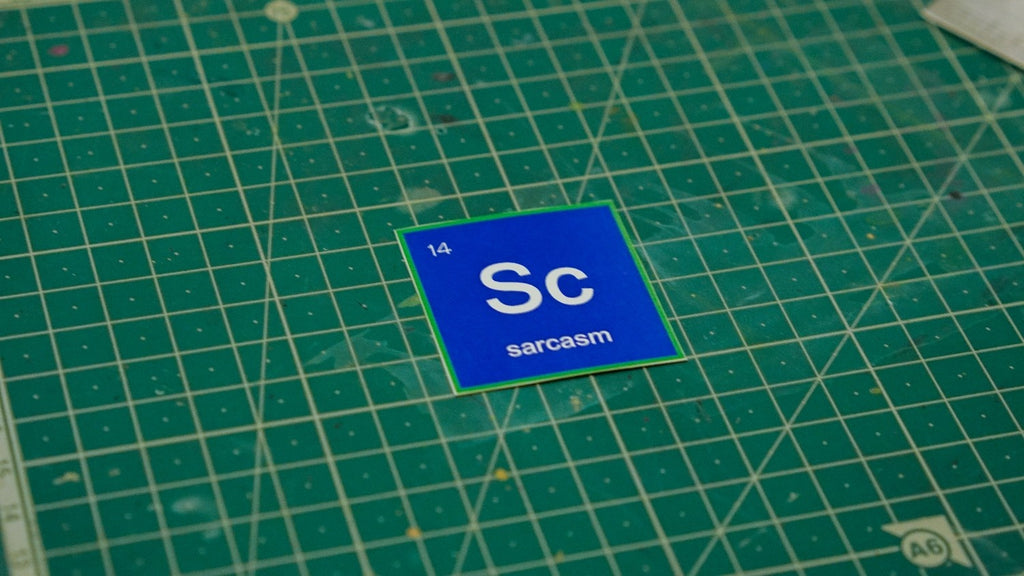 Sarcasm Element (Sc) Chemistry Sticker