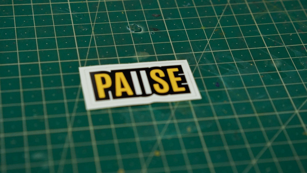 PAIISE Retro Typography Sticker