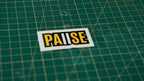 PAIISE Retro Typography Sticker