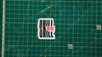 Bas (बस) Minimalist Barcode Sticker
