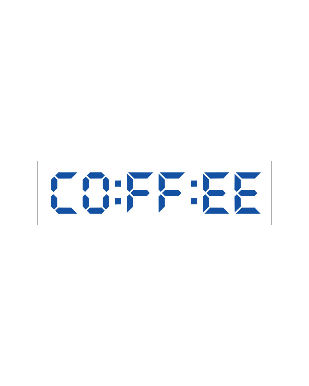 CO:FF:EE Time Digital Sticker